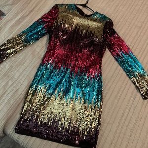 Colorful party dress
